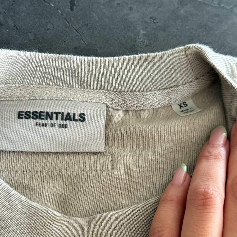 Essentials Light Beige 2021 Collection Tee - Picture 4 of 6